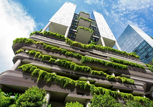 ساختمان‌های با مصرف انرژی بهینه یا دارای گواهینامه‌های سبز ساختمانی (مثل LEED)