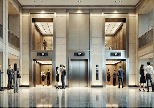 آسانسورهای با ترافیک متوسط